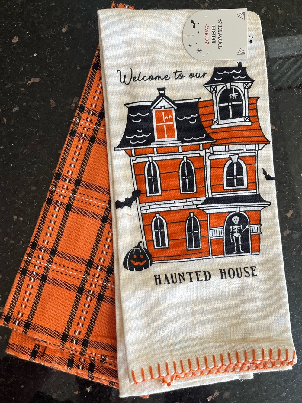 Halloween Dish Towels - 2 ct - pick one set - Picture 4 of 4